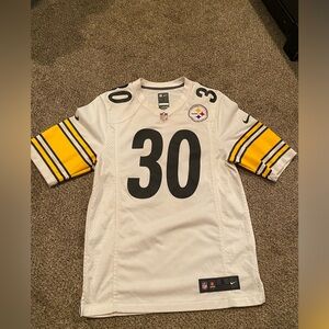 Conner #30 Pittsburgh Steelers Adult Small White Nike Jersey